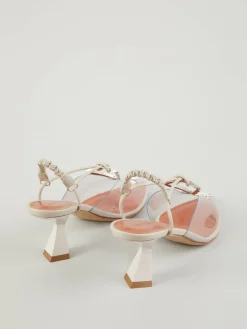 Slingback-Pumps Beige