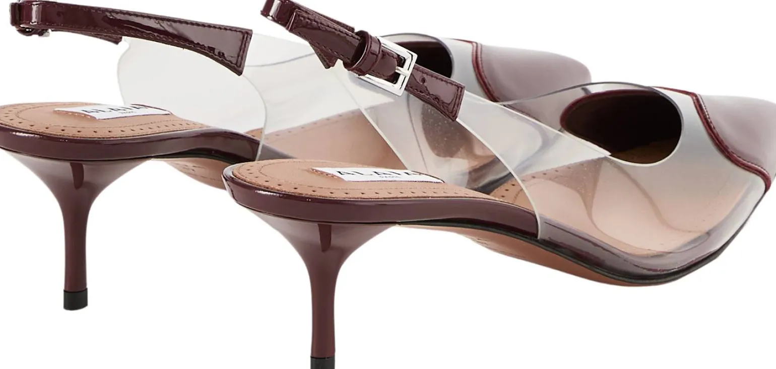 Slingback-Pumps '55' Bordeaux