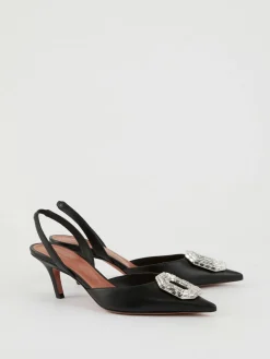 Slingback-Pumps 'Camelia' Schwarz