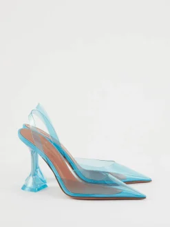 Slingback-Pumps 'Holli Glass' Blau