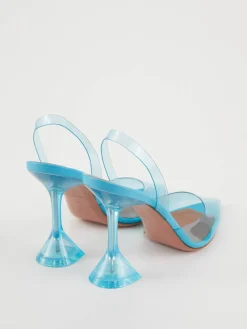 Slingback-Pumps 'Holli Glass' Blau