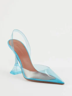 Slingback-Pumps 'Holli Glass' Blau