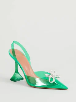 Slingback-Pumps 'Rosie Glass' Grün