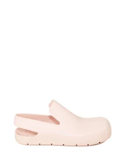 Slingback-Slippers aus Gummi Peachy