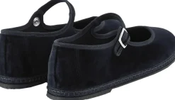 Slipper 'Mary Jane' aus Samt Blue Mercantile