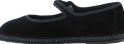 Slipper 'Mary Jane' aus Samt Blue Mercantile