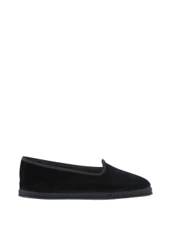 Slipper 'Modigliani' aus Samt Blue Mercantile