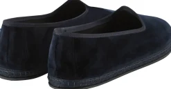 Slipper 'Modigliani' aus Samt Blue Mercantile