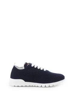 Sneaker aus Cashmere Marineblau