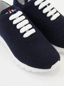 Sneaker aus Cashmere Marineblau
