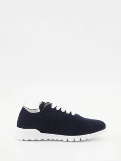 Sneaker aus Cashmere Marineblau