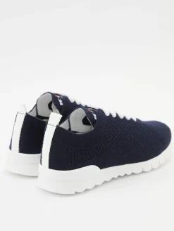 Sneaker aus Cashmere Marineblau