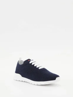 Sneaker aus Cashmere Marineblau