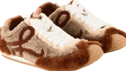 Sneaker 'Ballet Runner 2 Shearling' Tan Multitone