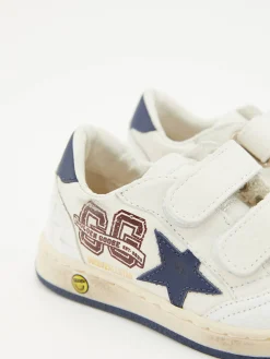 Sneaker 'Ballstar' Weiß/Marineblau
