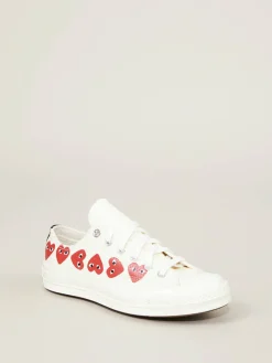 Sneaker 'Chuck Taylor Multi Heart 1970s OX' Weiß/Rot