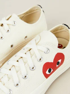 Sneaker 'Converse Chucks Low' Weiß/Rot