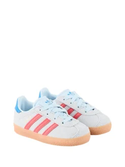Sneaker 'Gazelle' Hellblau/Rot