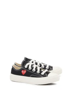 Sneaker 'Red Heart Low' Schwarz/Rot