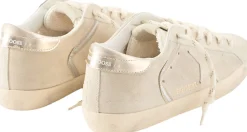Sneaker 'Super-Star' aus Veloursleder Beige