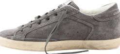 Sneaker 'Super-Star' aus Veloursleder Dunkelgrau