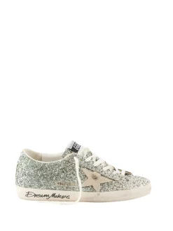 Sneaker 'Super-Star' Glitzer Silber