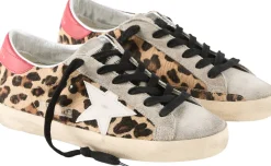 Sneaker 'Super-Star Leopard' Braun