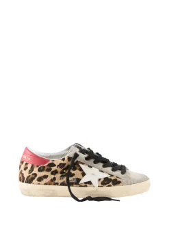 Sneaker 'Super-Star Leopard' Braun