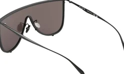 Sonnenbrille in Maskenform aus Metall Schwarz