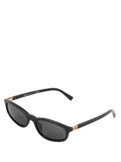 Sonnenbrille mit Logo Anthrazit