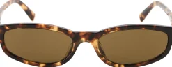 Sonnenbrille mit Logo Braun