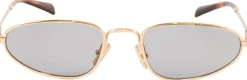 Sonnenbrille mit Logo Hellgrau