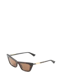 Sonnenbrille 'Snap Cat Eye' Braun