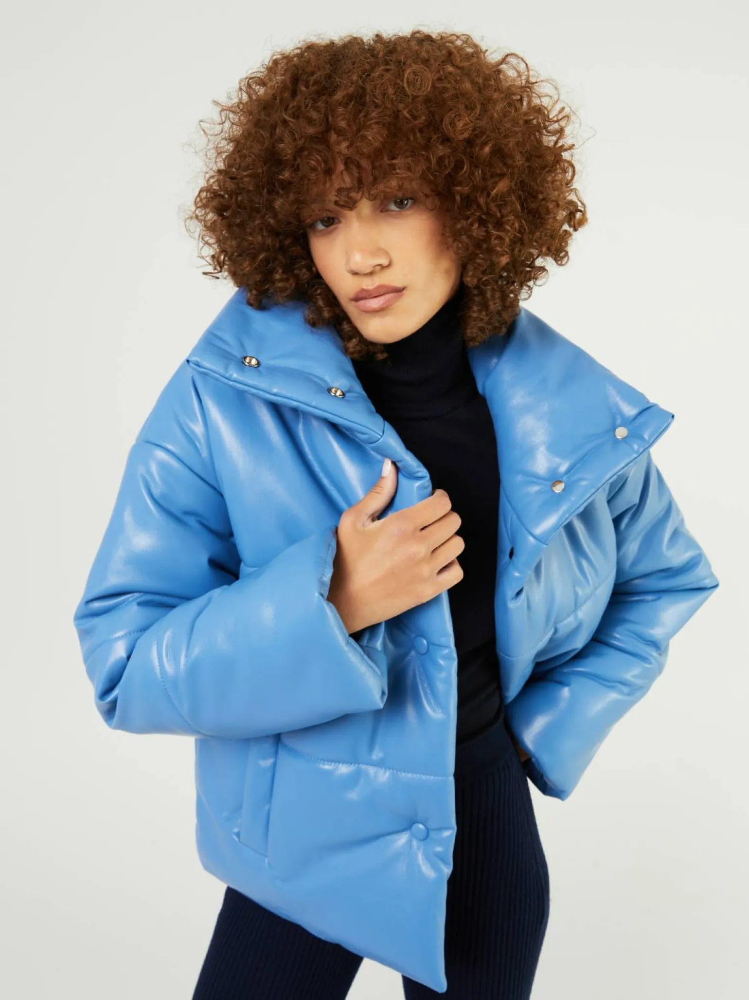 Steppjacke 'Hide' Blau