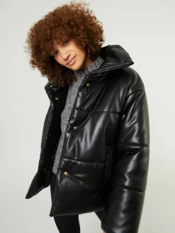 Steppjacke 'Hide' Schwarz