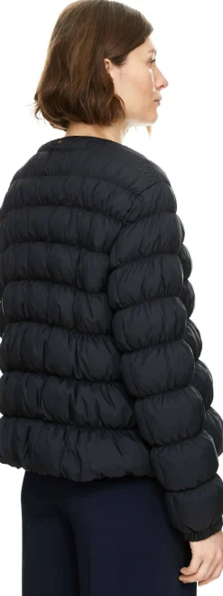 Steppjacke Marineblau