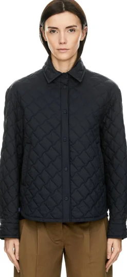 Steppjacke Marineblau