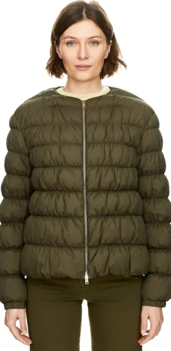 Steppjacke Olivgrün