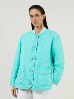 Steppjacke Türkis