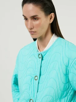 Steppjacke Türkis
