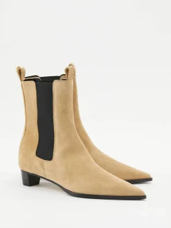 Stiefeletten 'Kiki' Beige