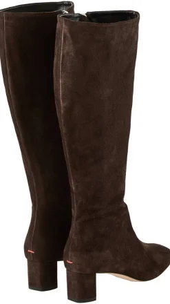 Stiefel 'Marty' aus Kalbsleder Dunkelbraun