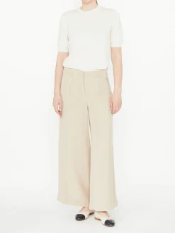Stoffhose 'Adeline' Beige