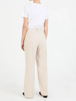 Stoffhose 'Amelie' Beige