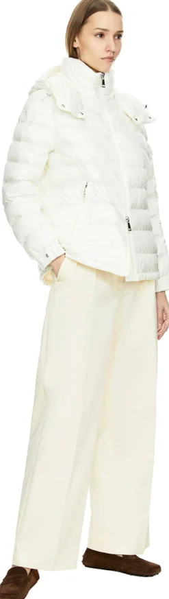 Stoffhose aus Baumwollgabardine Beige
