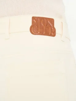 Stoffhose Beige