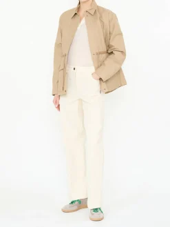 Stoffhose Beige