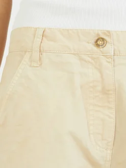 Stoffhose Beige