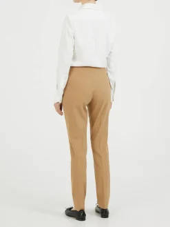 Stoffhose Beige