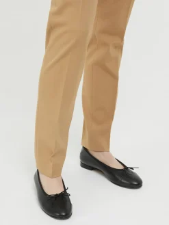 Stoffhose Beige